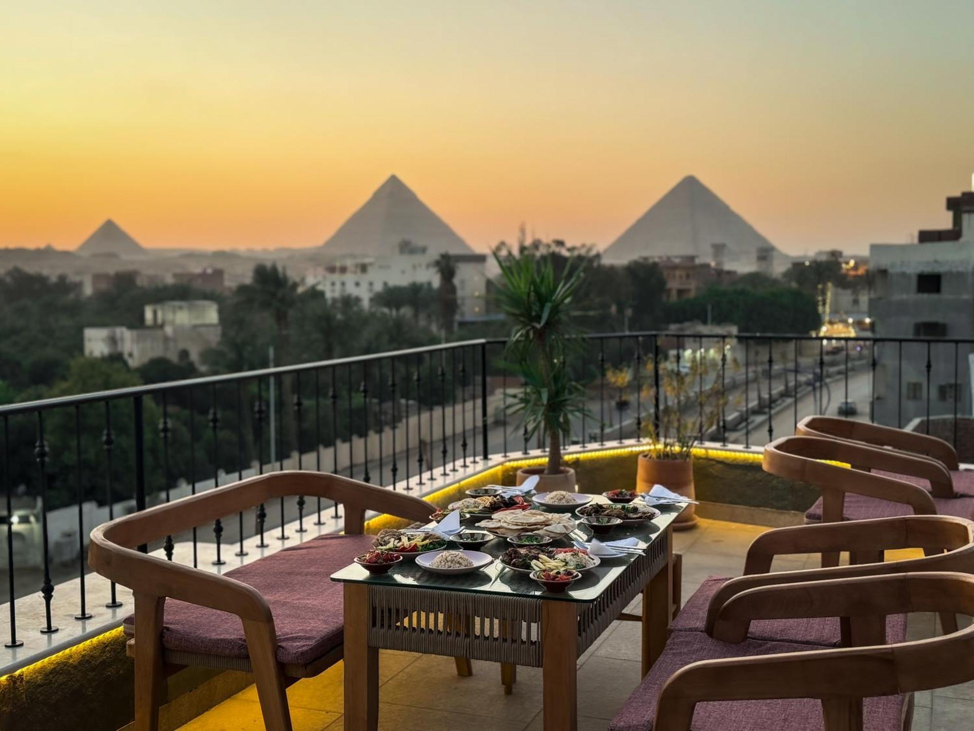 Almas Pyramids Hotel Kafret el-Gabal Zewnętrze zdjęcie