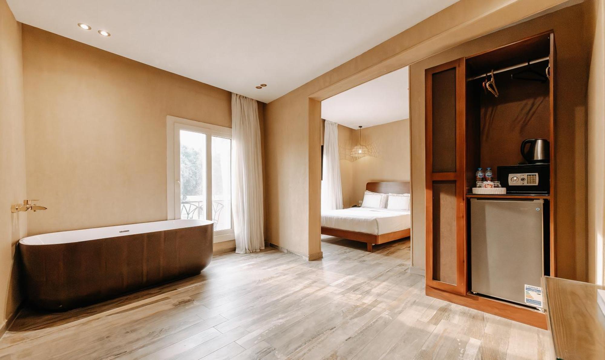 Almas Pyramids Hotel Kafret el-Gabal Zewnętrze zdjęcie