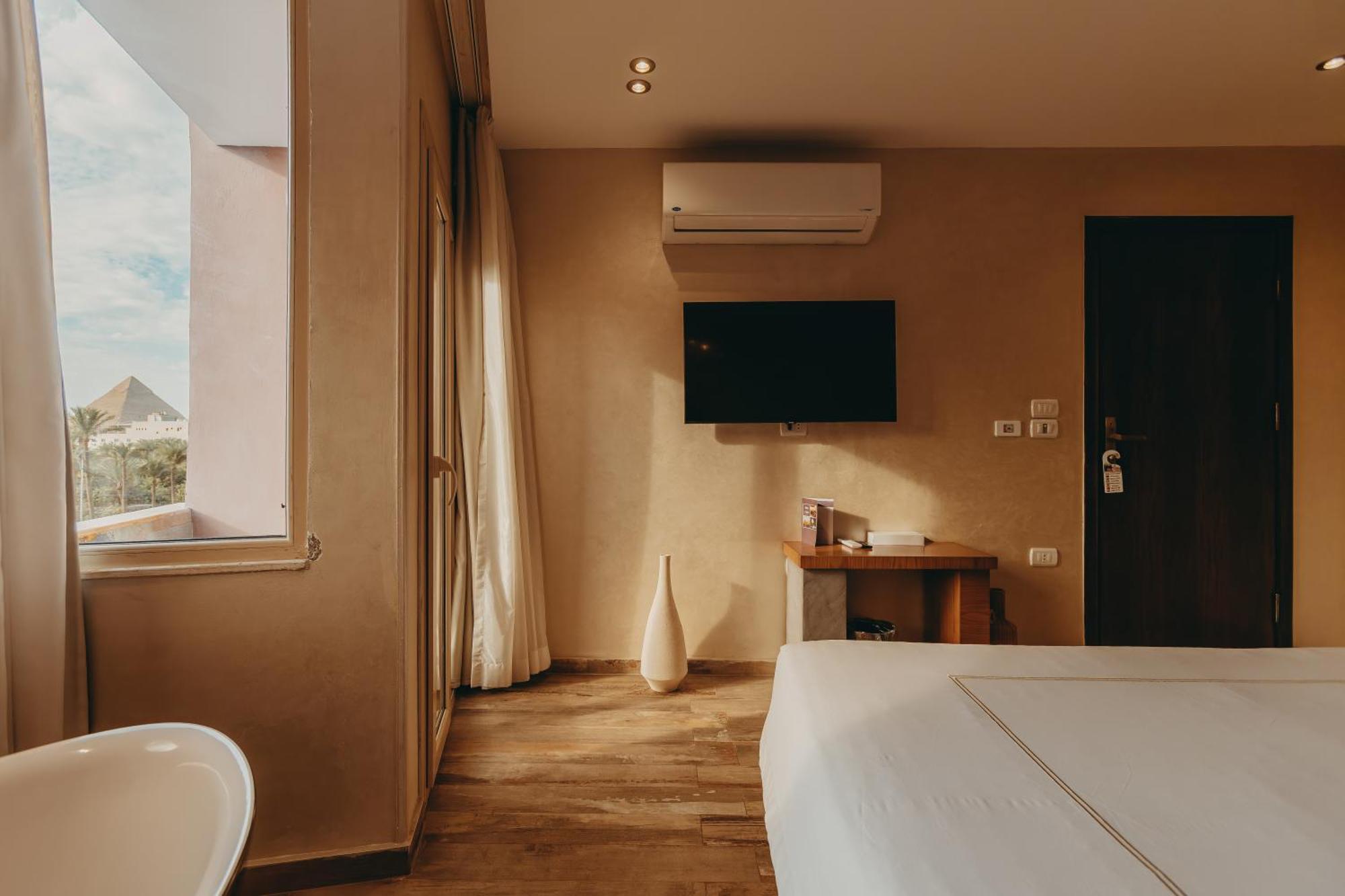 Almas Pyramids Hotel Kafret el-Gabal Zewnętrze zdjęcie